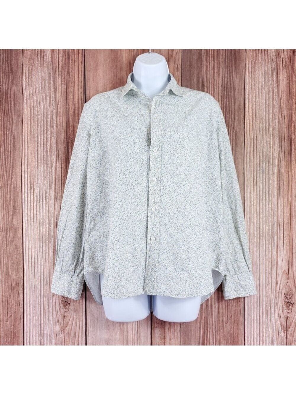 Frank & Eileen Womens Size XS Eileen Floral Button Up Shirt Blouse Top Cotton